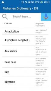 scroll fishery terms