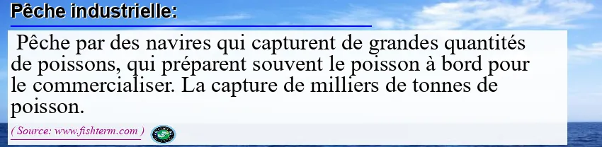 Image: Definition of pêche industrielle
