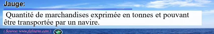 Image: Definition of jauge