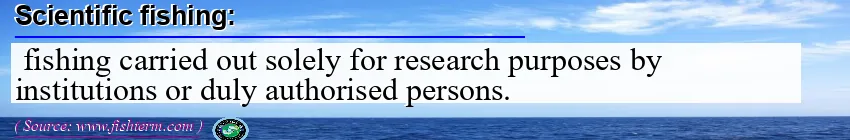 Image: Definition of scientific fishing