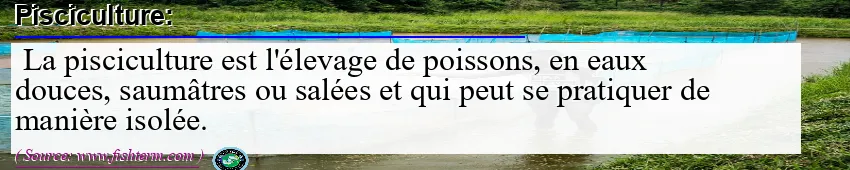 Image: Definition of pisciculture