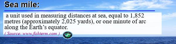 Image: Definition of sea mile