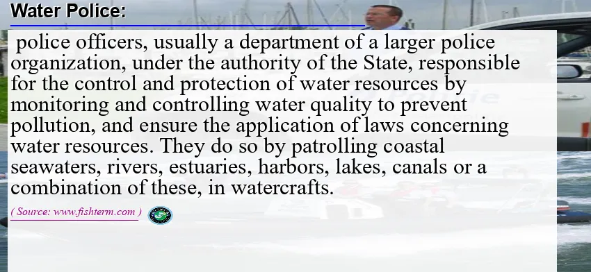 Image: Definition of water police