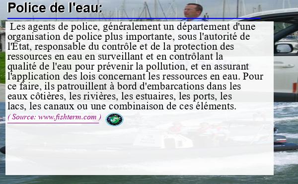 Image :  Définition de police de l'eau