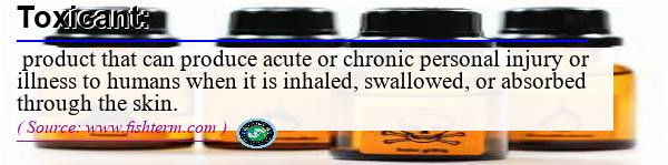 Image: Definition of toxicant