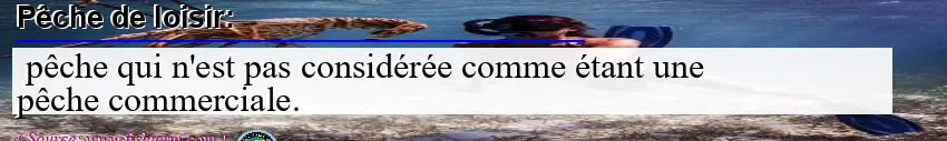 Image: Definition of pêche sportive