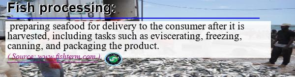 Image: Definition of fish processing