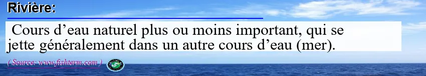 Image: Definition of rivière