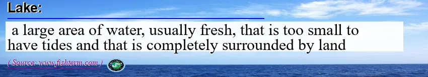 Image: Definition of lake