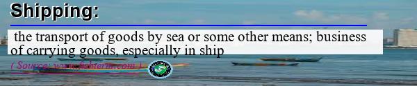 Image: Definition of shipping