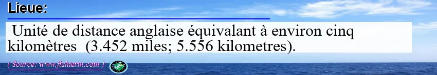 Image: Definition of lieue