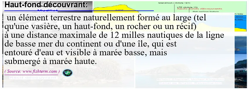 Image: Definition of haut-fond découvrant