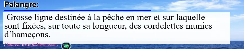 Image: Definition of palangre