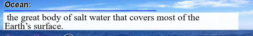 Image: Definition of ocean
