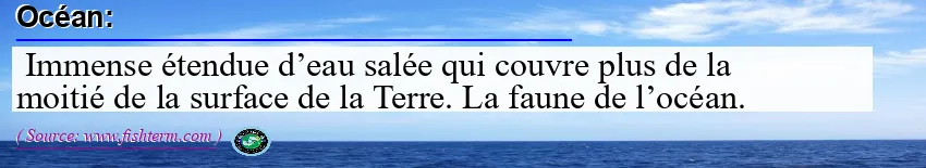 Image: Definition of océan