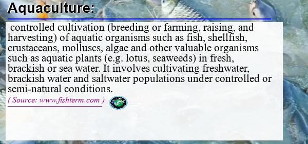 Image: Definition of aquaculture