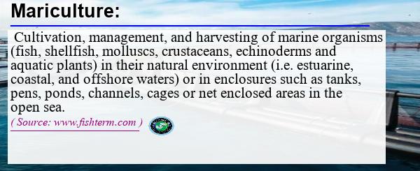 Image: Definition of mariculture