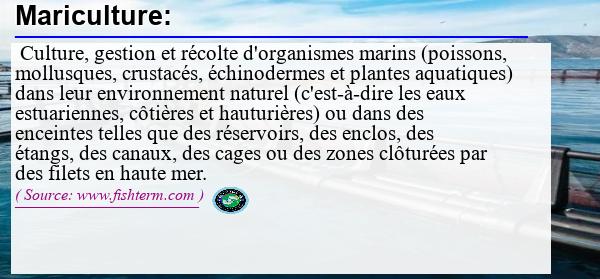 Image :  Définition de mariculture