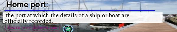 Image: Definition of  home port