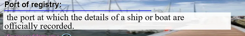 Image: Definition of port of registry