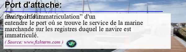 Image :  Définition de port d'attache