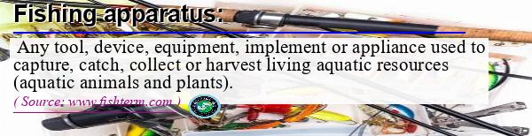 Image: Definition of fishing apparatus