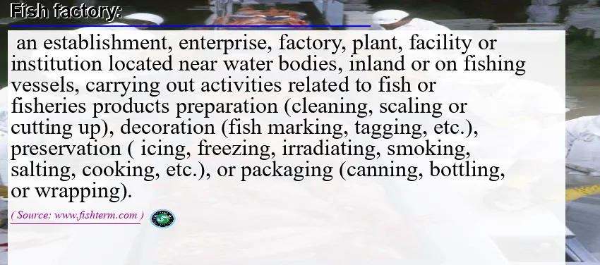 Image: Definition of fish plant