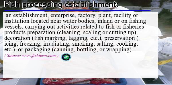 Image: Definition of fish processing establishment