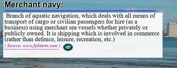 Image: Definition of merchant navy