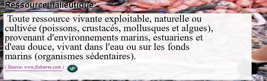 Image: Definition of ressource halieutique