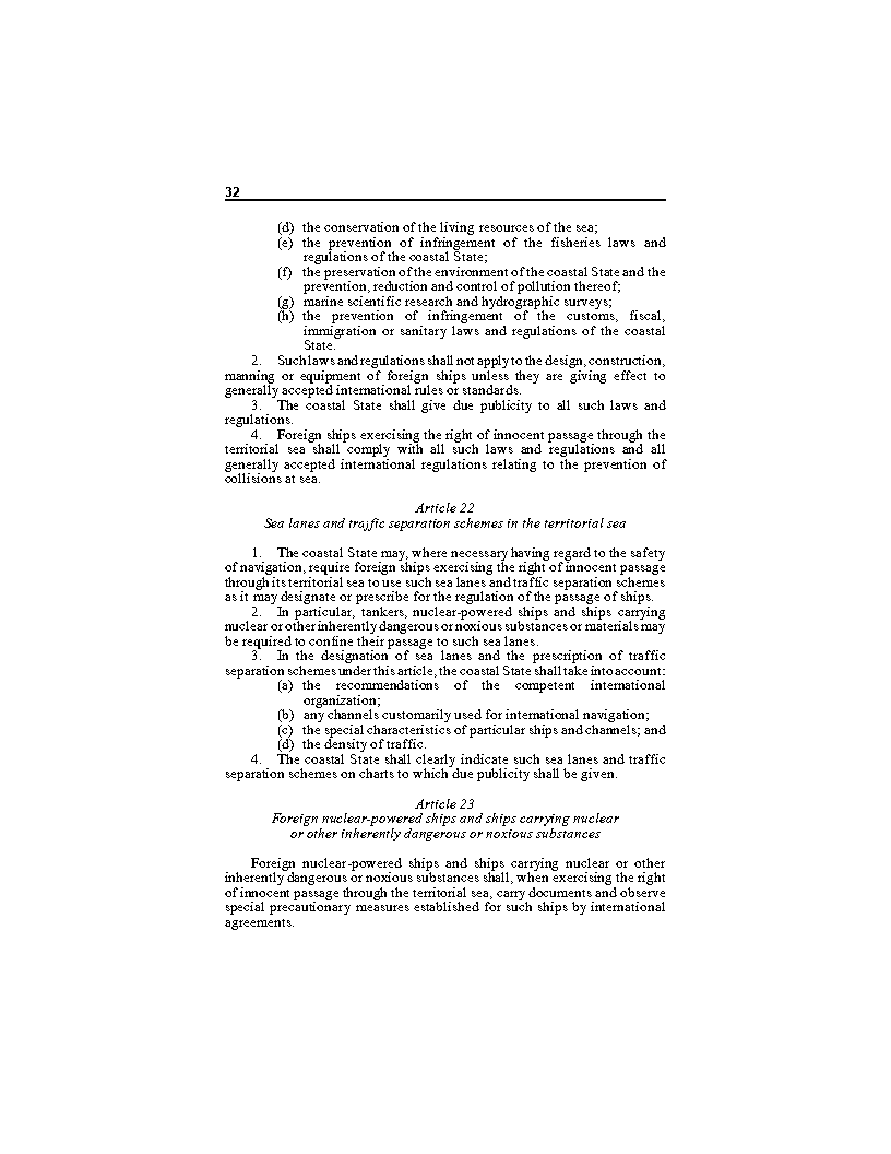 UNCLOS_en_Page26 - aticles 21, 22 & 23 