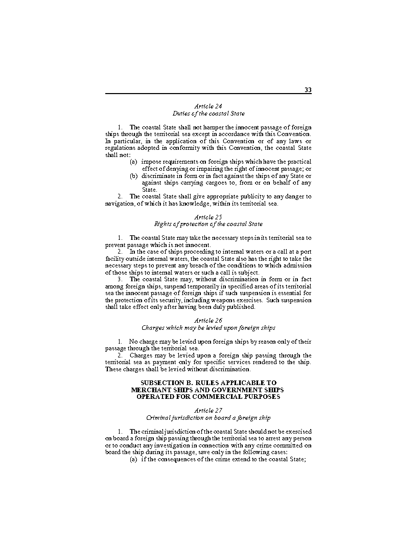 UNCLOS_en_Page27 - aticles 24, 25, 26 & 27 