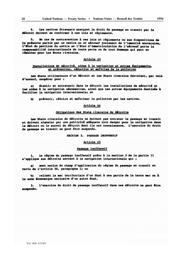 UNCLOS_fr_Page18 - aticles 42, 43, 44 & 45 